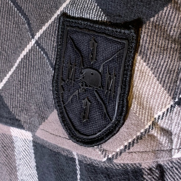 Y2K metal mulisha flannel shirt - Picture 6 of 6